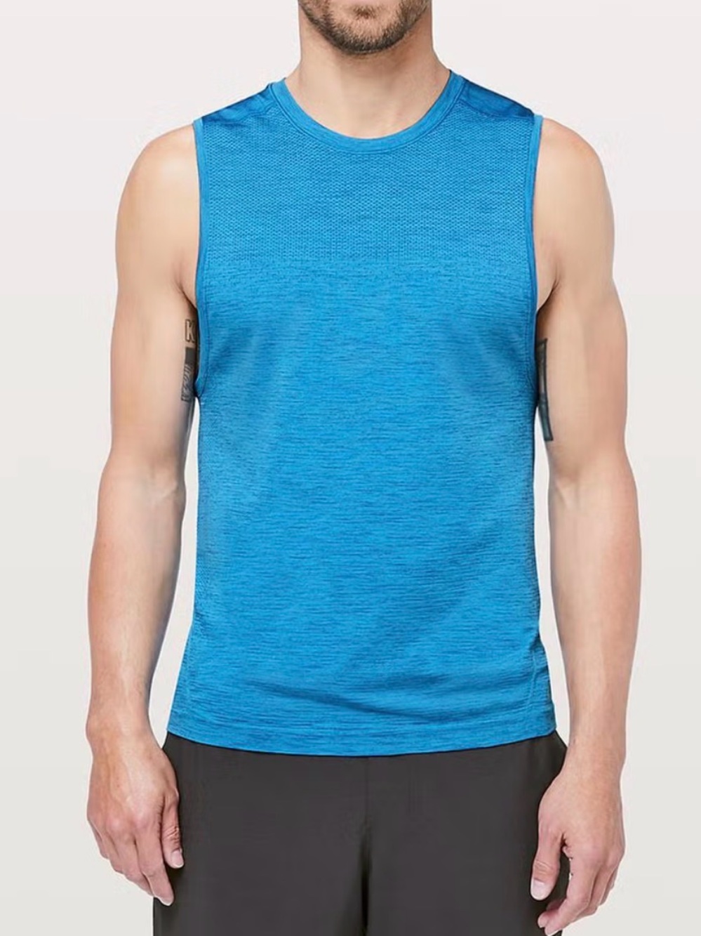 lululemon athletica Men's Electric Blue Muscle Tee Tank
